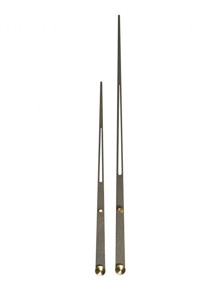 Стрелки для часов 9001GR 280/190 мм., шпон, серый