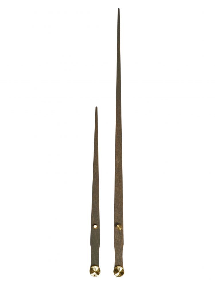 Стрелки для часов 9002GR 310/185 мм., шпон, серый